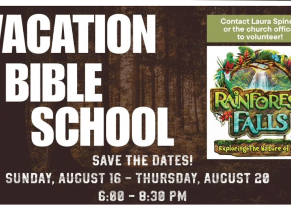 Vacation Bible School VBS at First Church