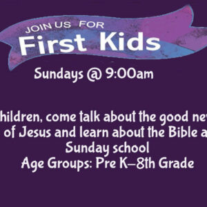 Sunday School :: First Groups