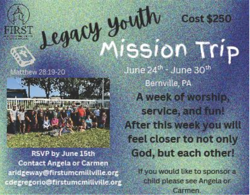 Legacy Youth Mission Trip