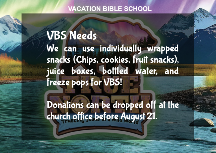 VBS Needs