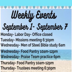 Weekly Events