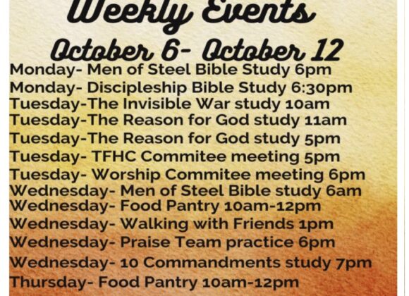 Weekly Events