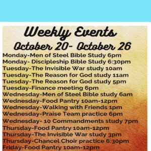 Weekly Events