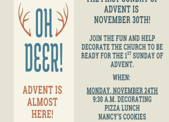 Advent Oh Deer Advent is Here