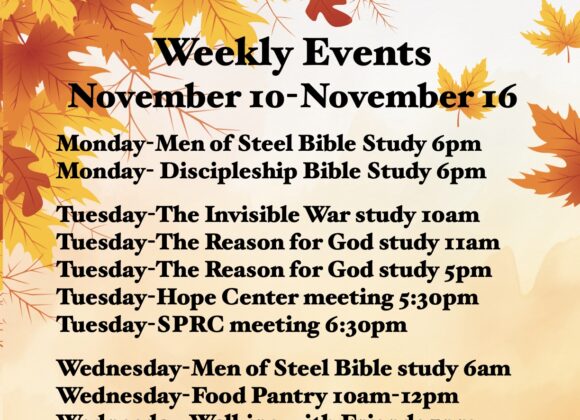 weekly-11-8 2 Weekly Events