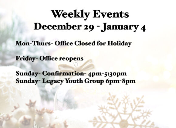 Weekly Events