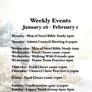 Weekly Events