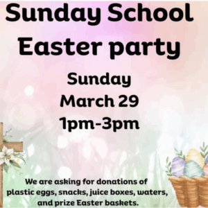 Sunday School Easter Party
