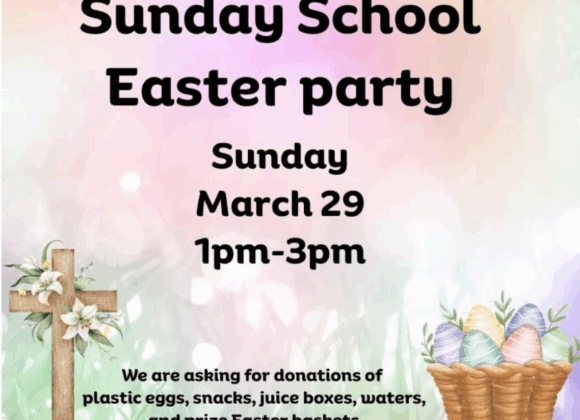 Sunday School Easter Party