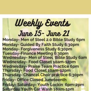 Weekly Events