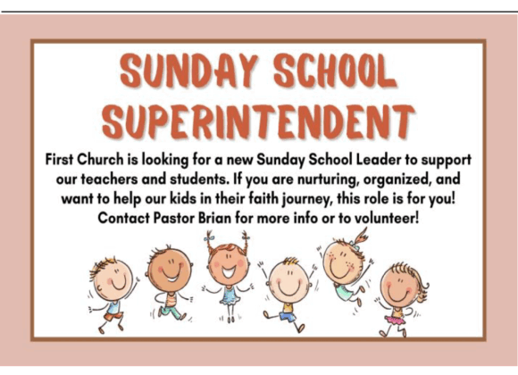 Sunday School Superintendent
