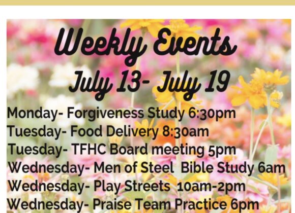 weekly events-7-13-1 Weekly Events