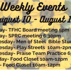 Weekly Events