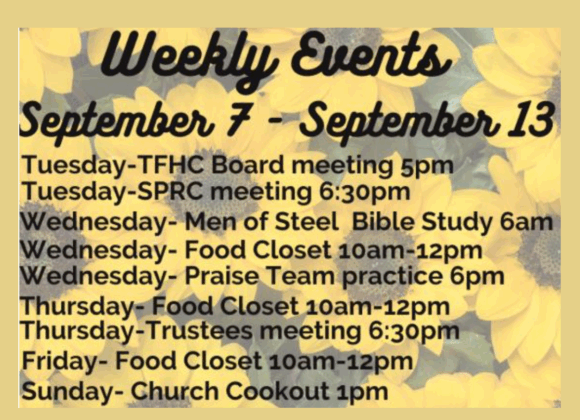 weekly-9-6 Weekly Events