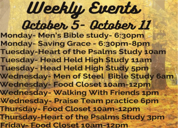 Weekly 10-4 Weekly Events
