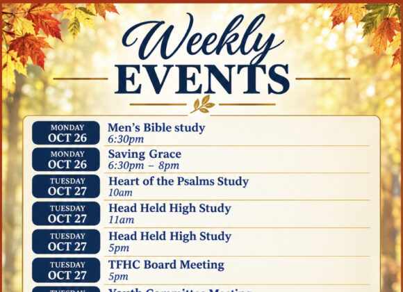 weekly events-10-25.1 Weekly Events